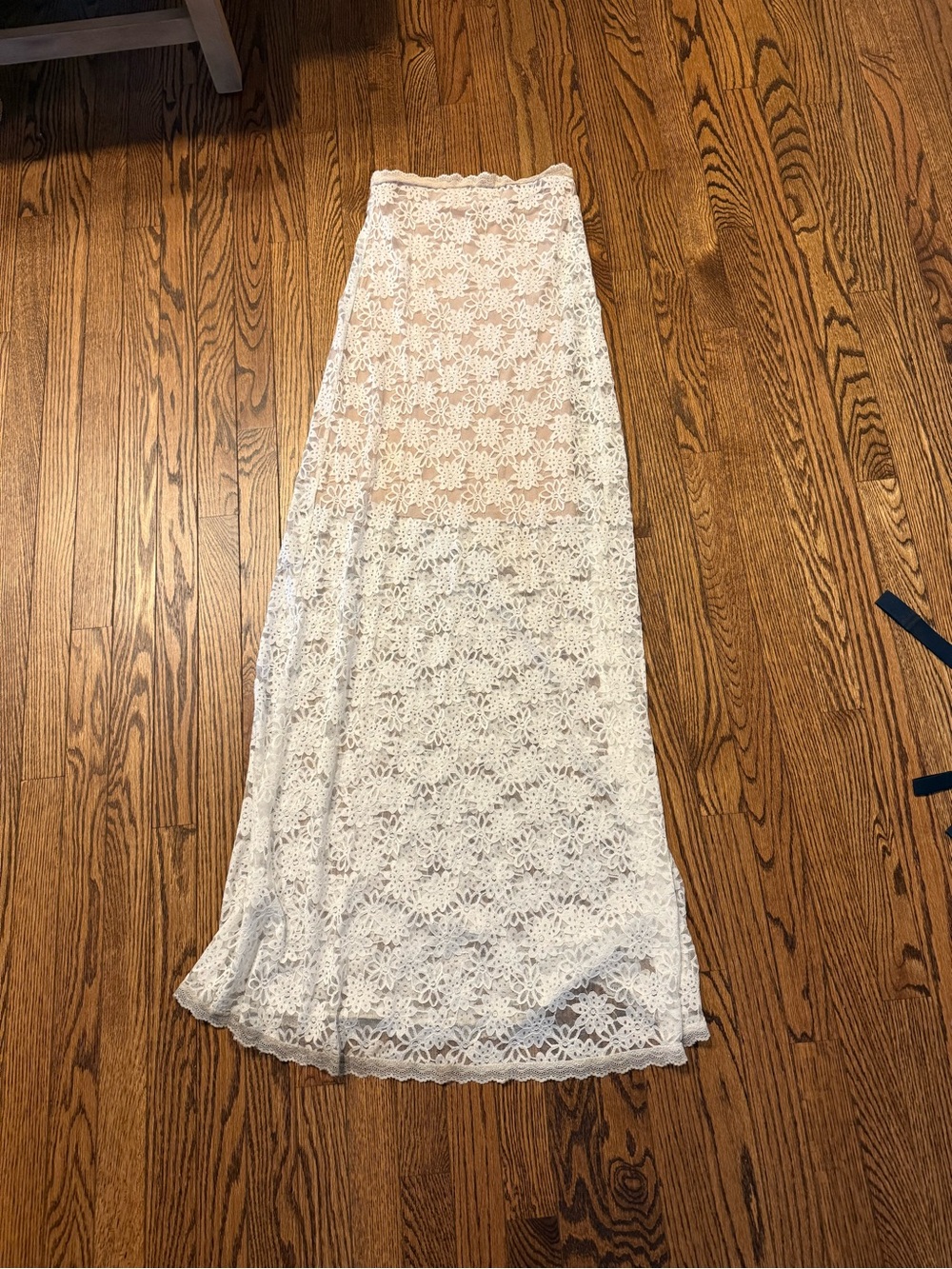 Runaway the Label White Lace Maxi Dress